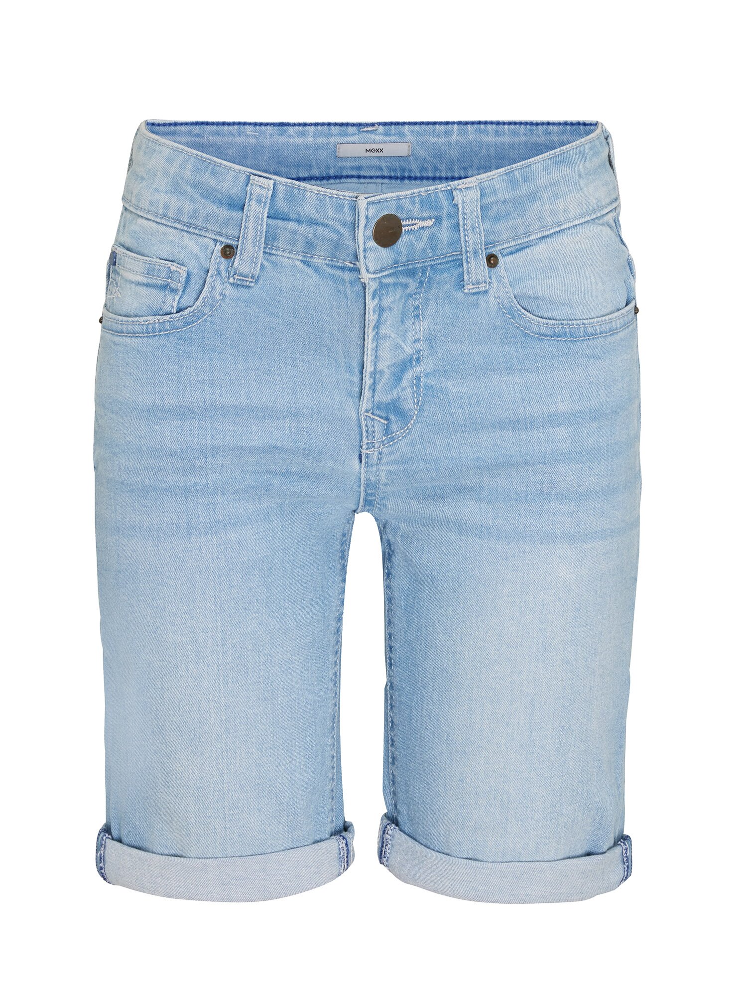 Mexx JESS SHORT Regular Waist/ Straight Leg Jeans Short Jongens - Blauw - Maat 134-140