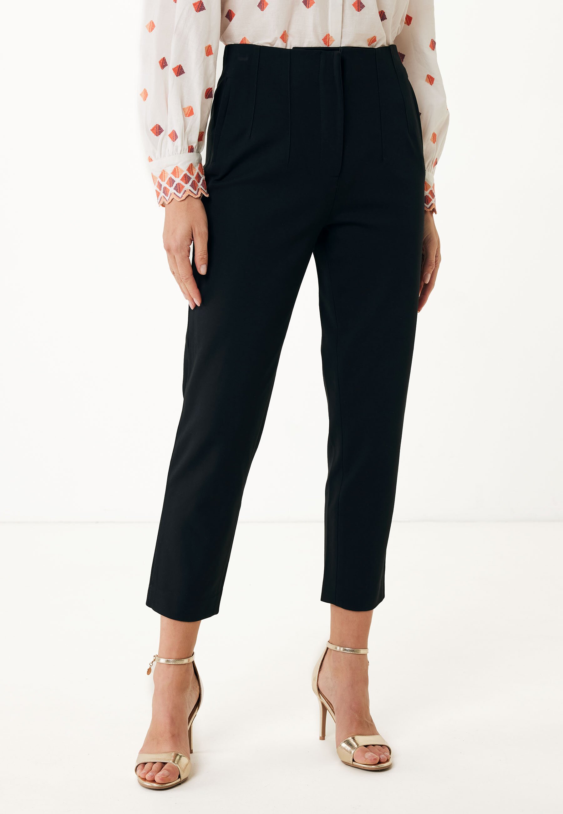 Daisy Tapered Pantalon Zwart