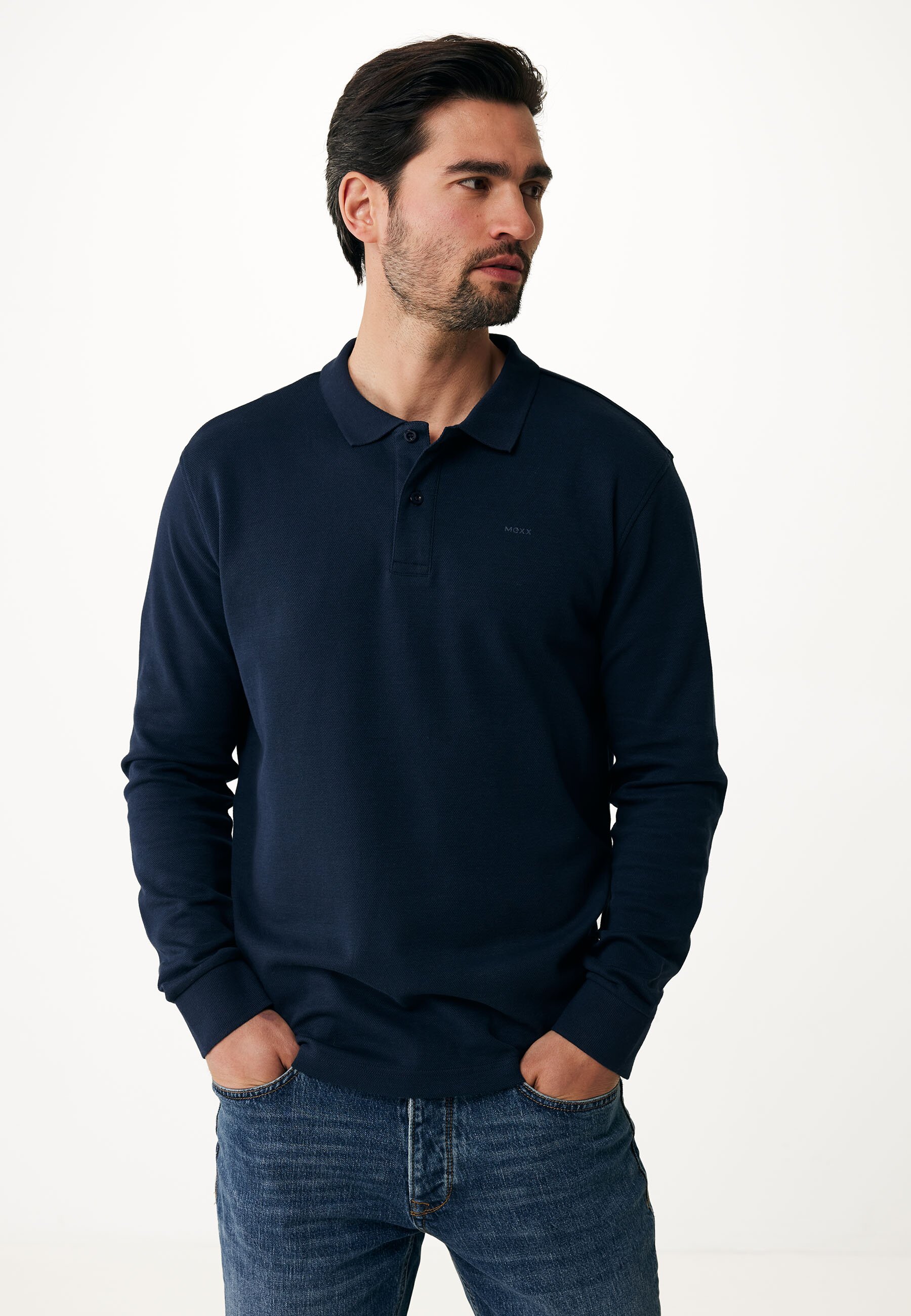 Mexx Polo Navy - Mannen - Navy - Maat L