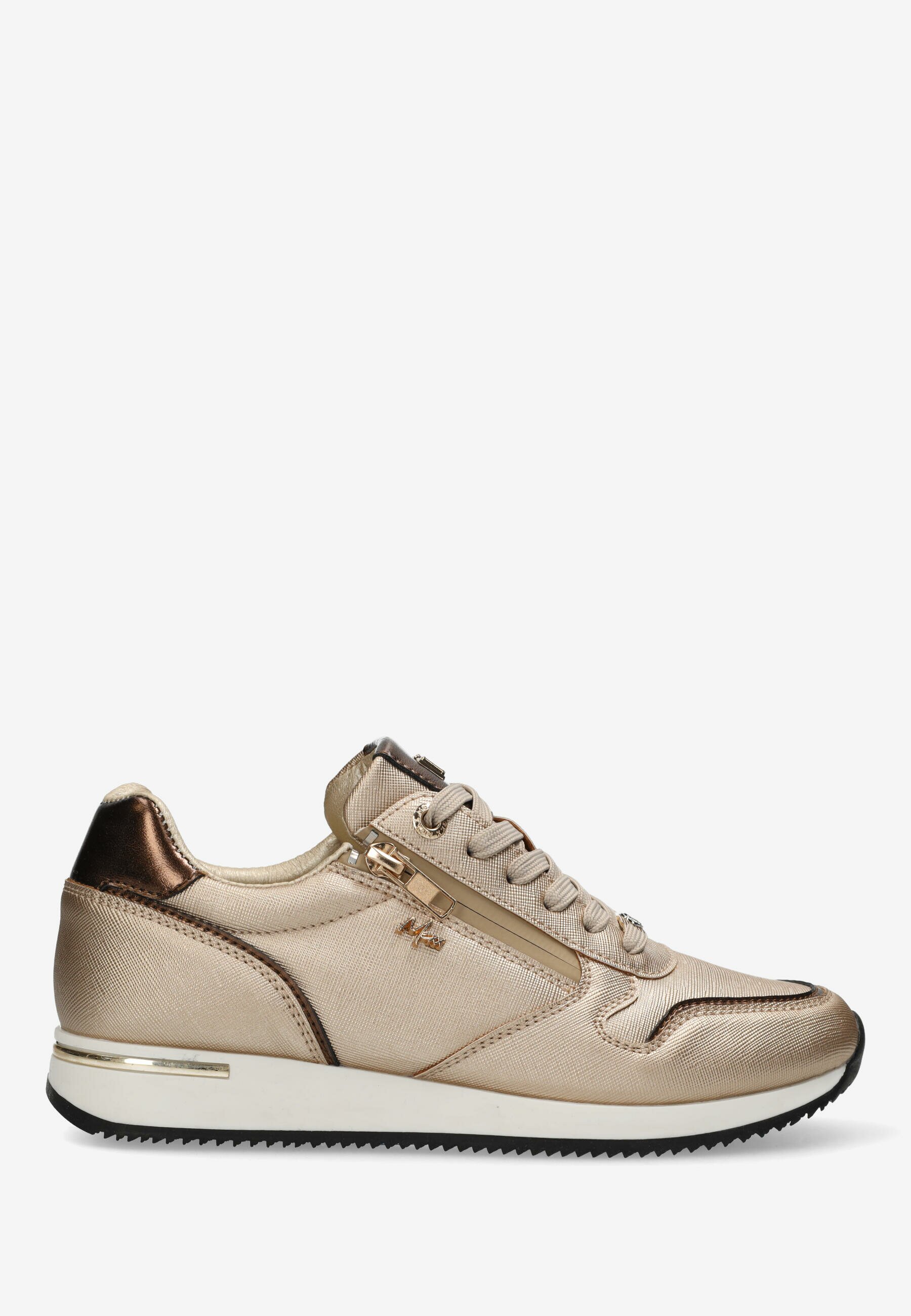 Mexx Sneaker Djana Caia Goud - Vrouwen - Goud - Maat 36