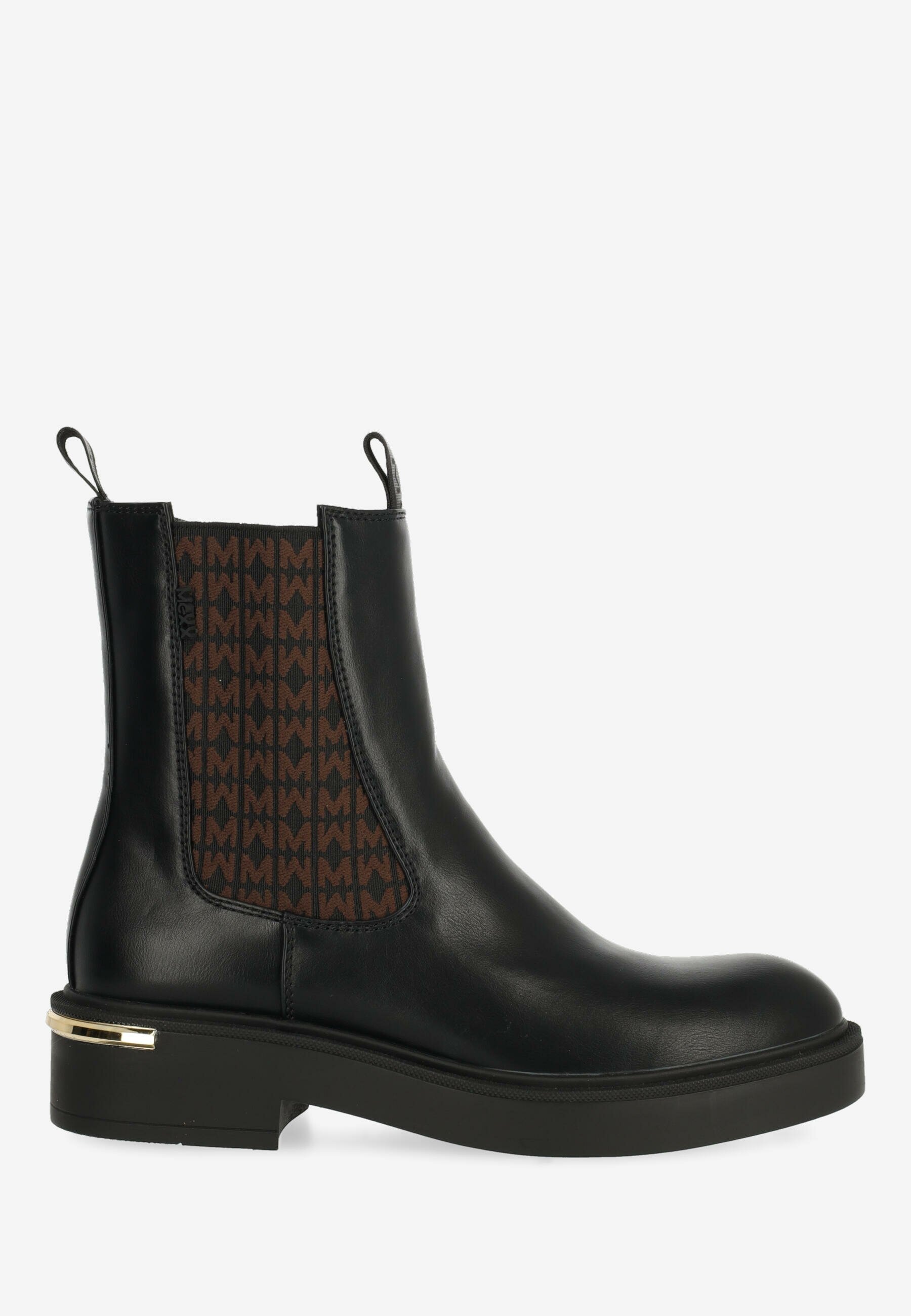 Mexx Chelsea Boot Perle Kasia Zwart - Vrouwen - Zwart - Maat 38