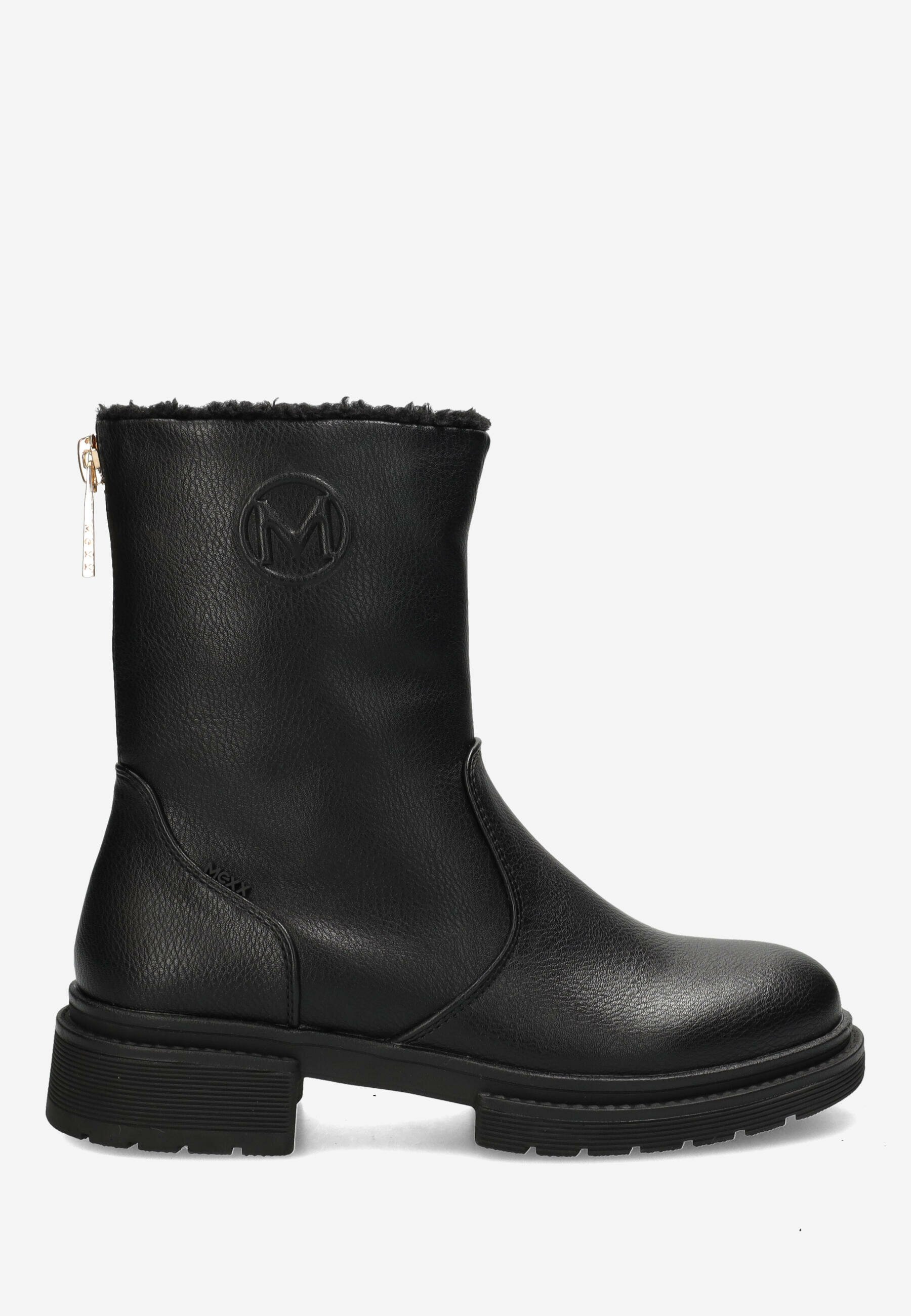 Mexx Polly Glad Boots Dames Zwart