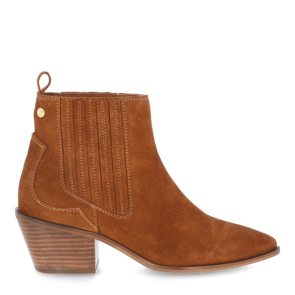 cognac boots