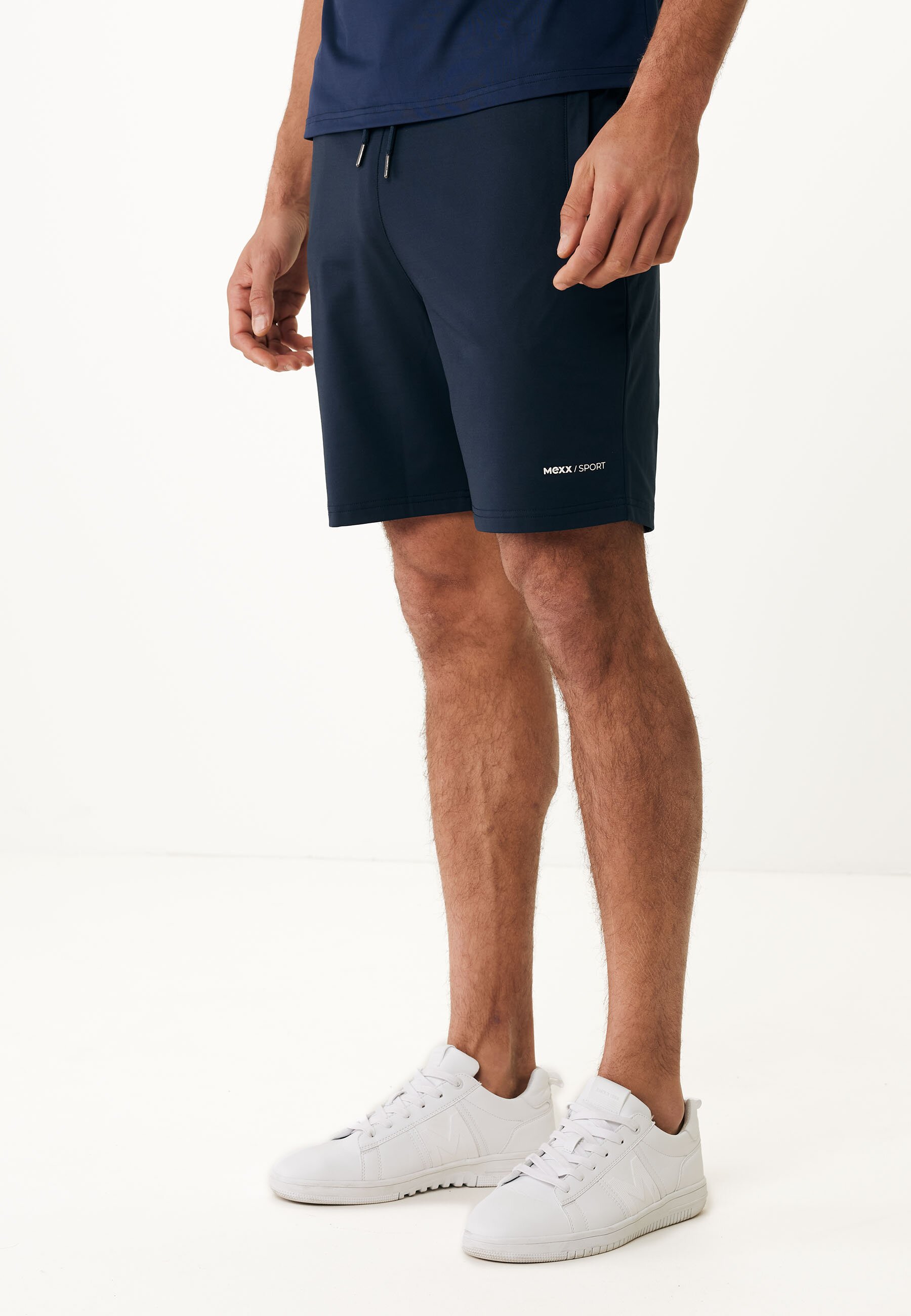 Mexx Activewear Shorts With Contrast Back Panel Mannen - Navy - Maat M
