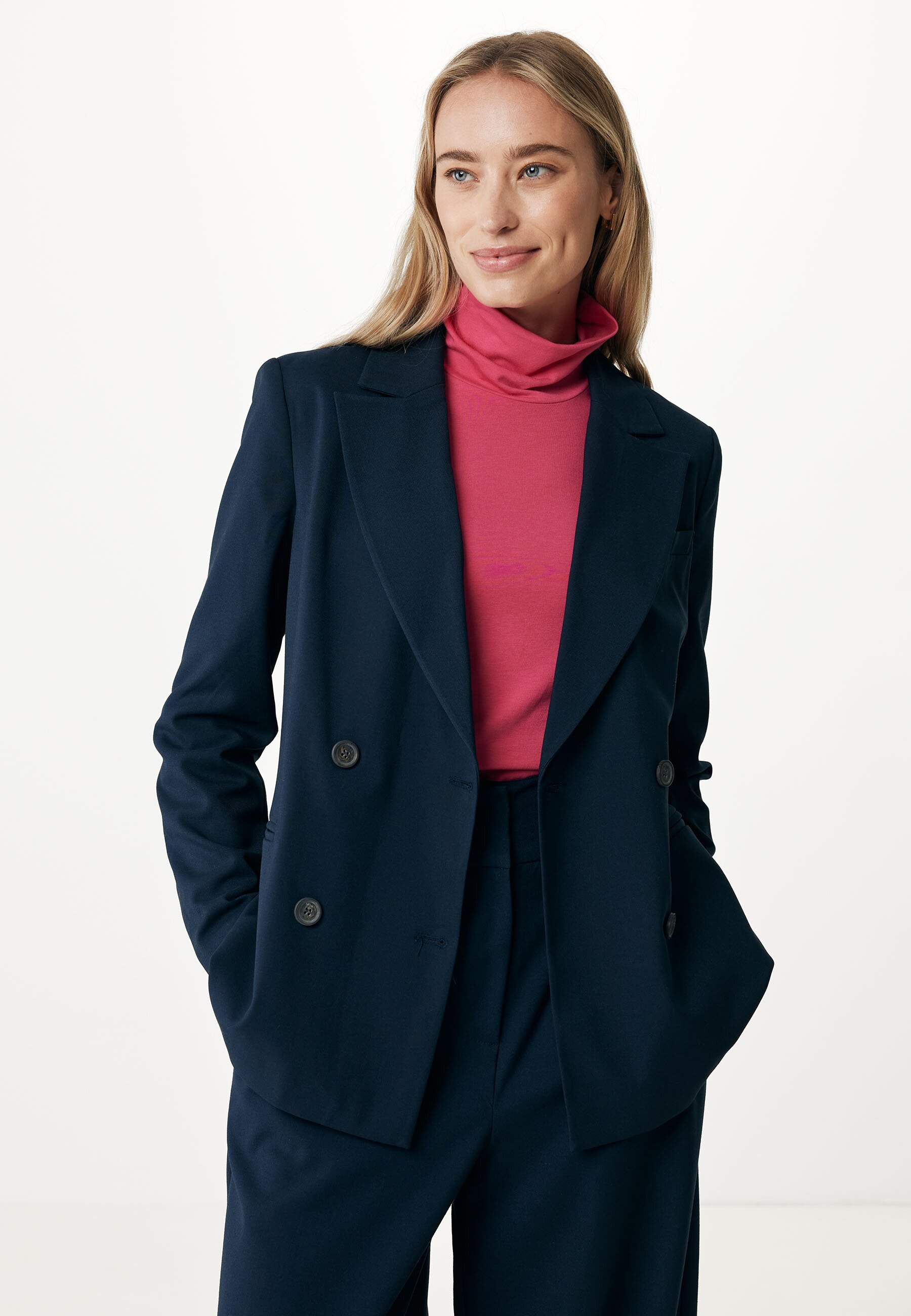 Mexx Sailor Double Breasted Blazer Dames - Navy - Maat 38