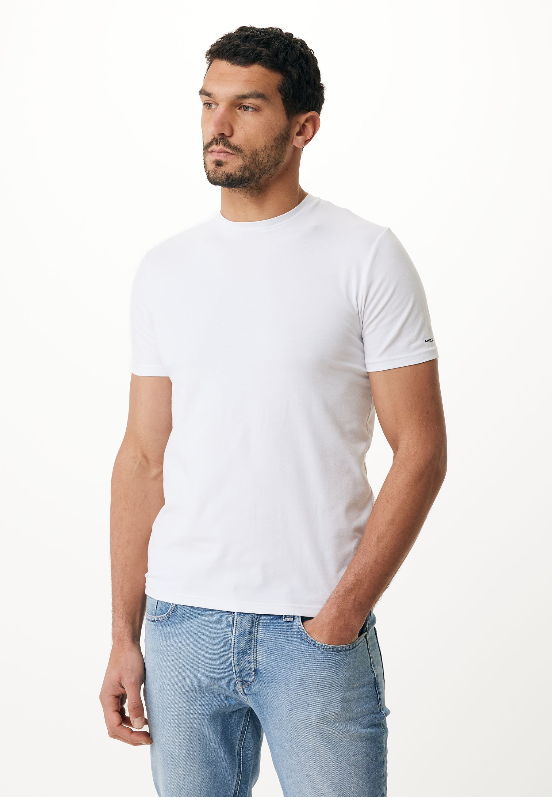 Mexx OLIVER Basic T-shirt Short Sleeve Mannen - Wit - Maat L