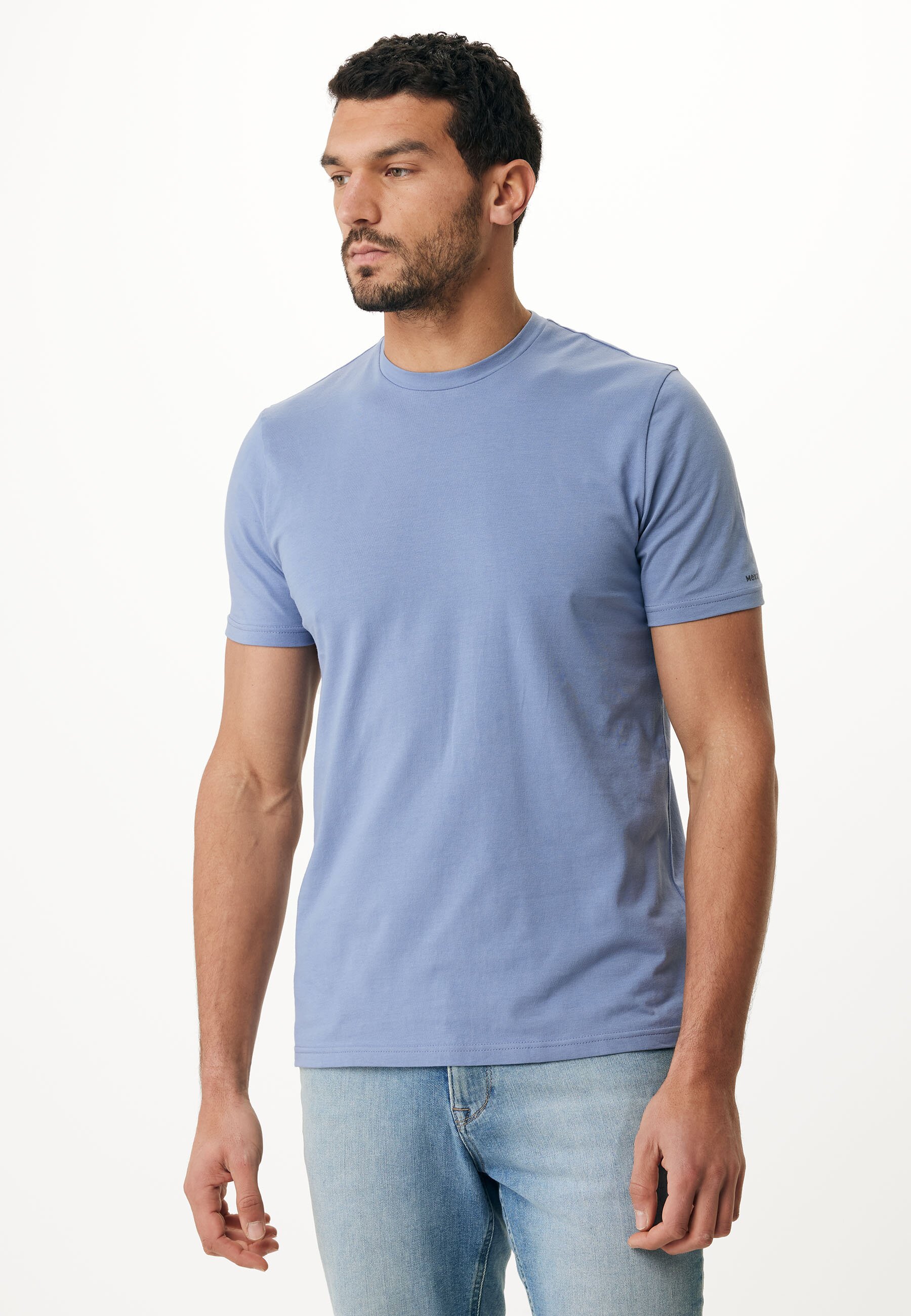 Mexx OLIVER Basic T-shirt Short Sleeve Mannen - Blauw - Maat L