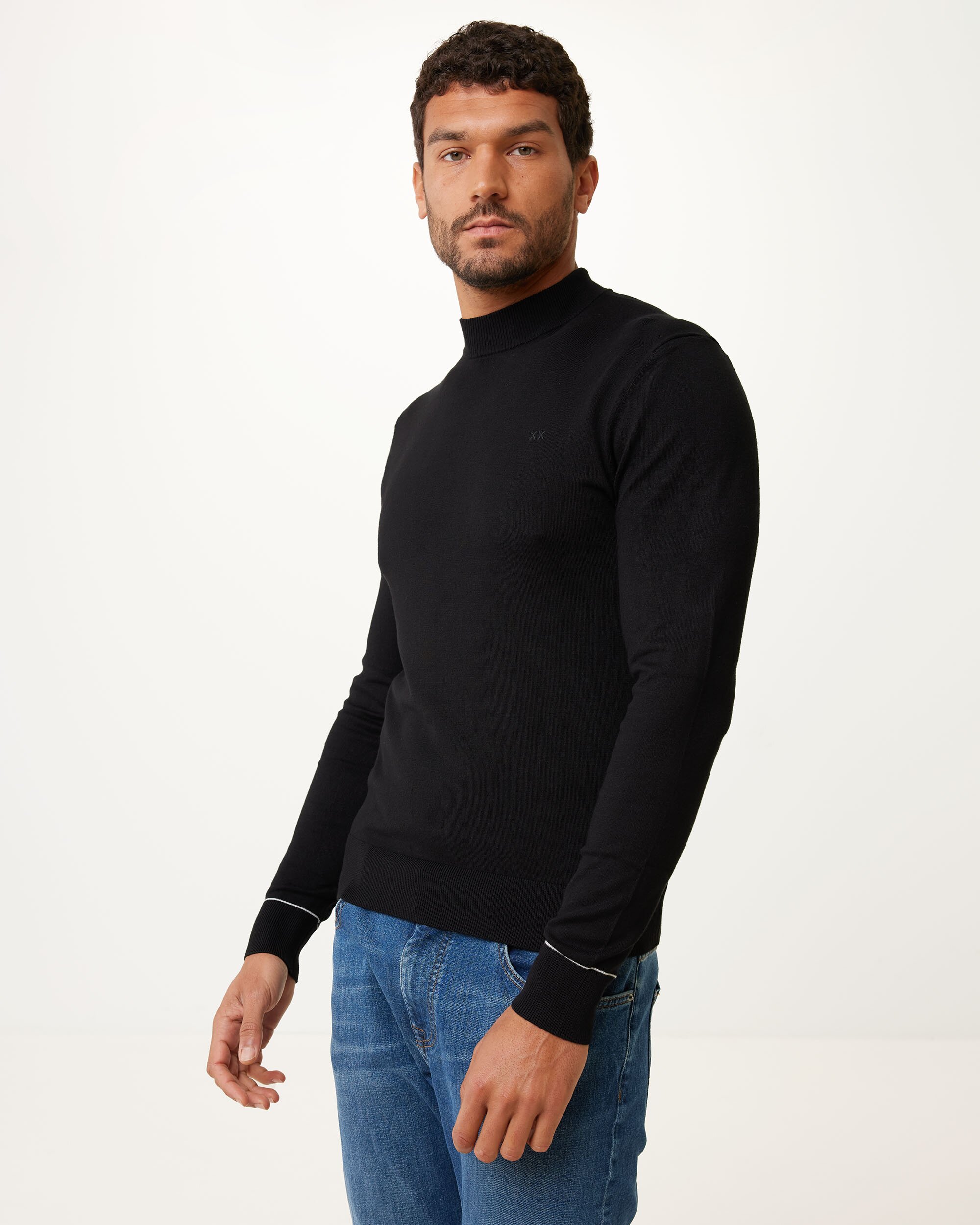 Mexx Turle Neck Sweater Mannen - Zwart - Maat M