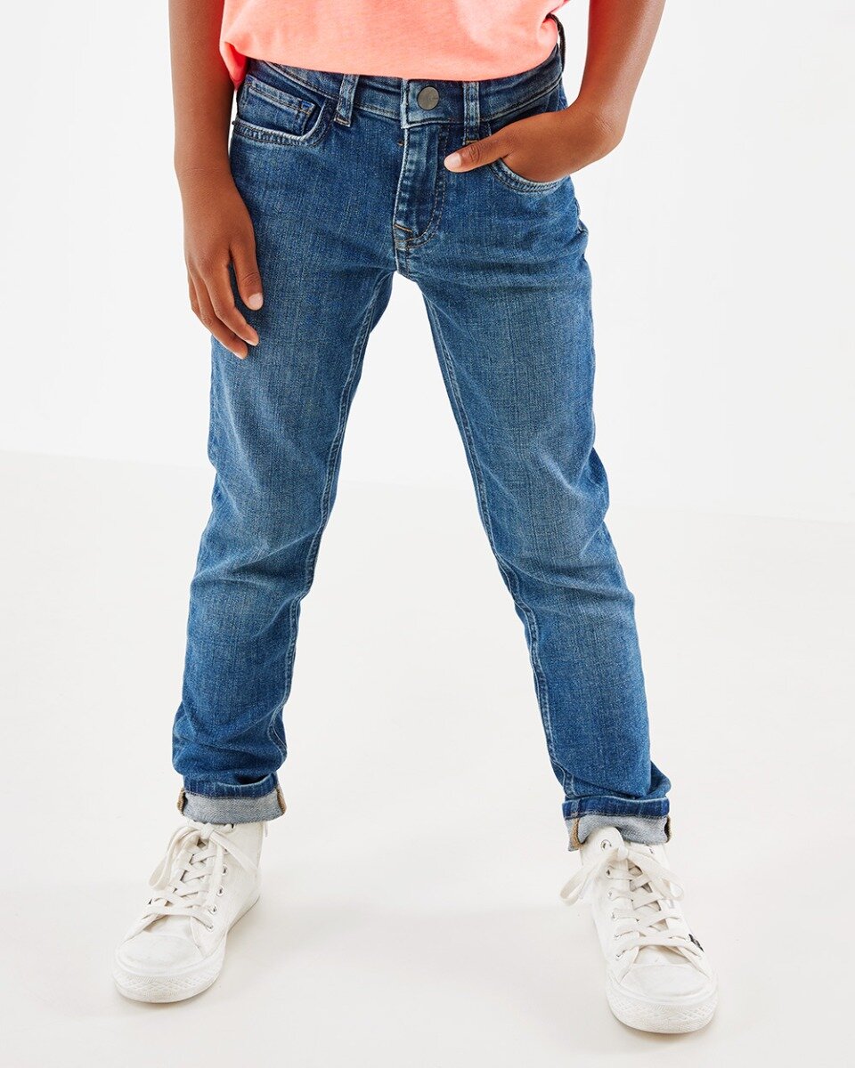 Mexx JAMY Slim Waist/ Slim Leg Jeans - Medium Blauw - Jongens Kleding - Denim - Maat 104