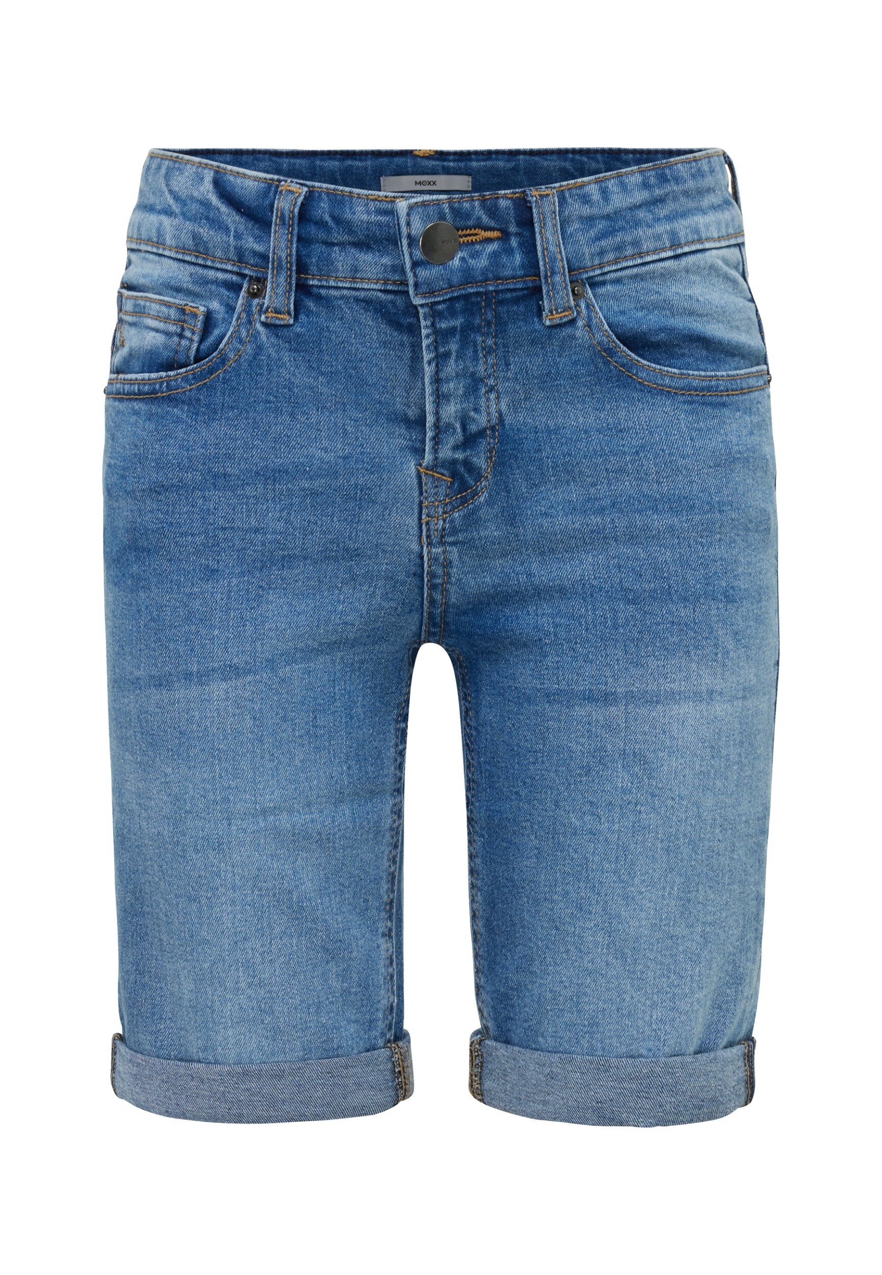 Mexx JESS SHORT Regular Waist/ Straight Leg Jeans Short Jongens - Vintage Used - Maat 98-104