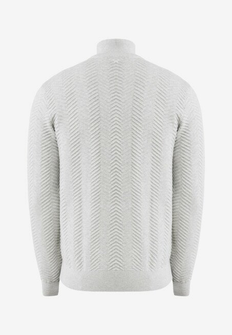 Knitted cardigan Grey Melee