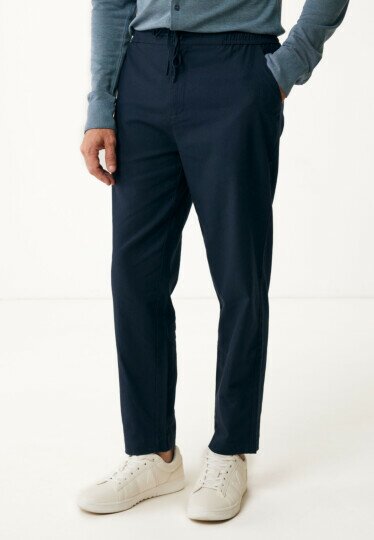 Ethan Linen Pants Navy