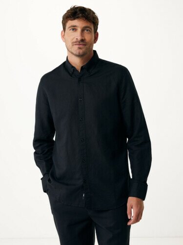 Shirt Caleb Linen Black