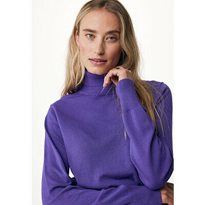 Mineral Washed Mauve Terry Knit Pullover, Purple Door