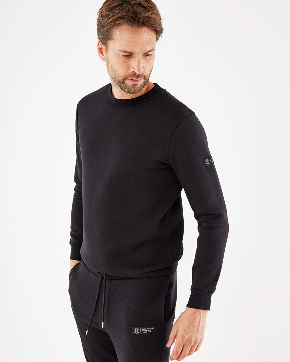 Mexx Sweatshirt Mannen - Zwart - Maat S