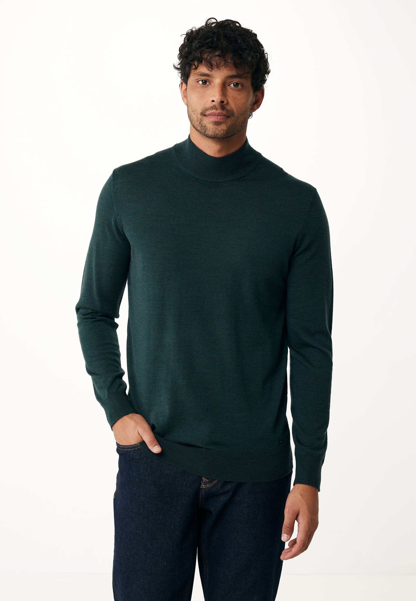 Mexx Trui Freddie Groen - Mannen - Dark Groen - Maat L