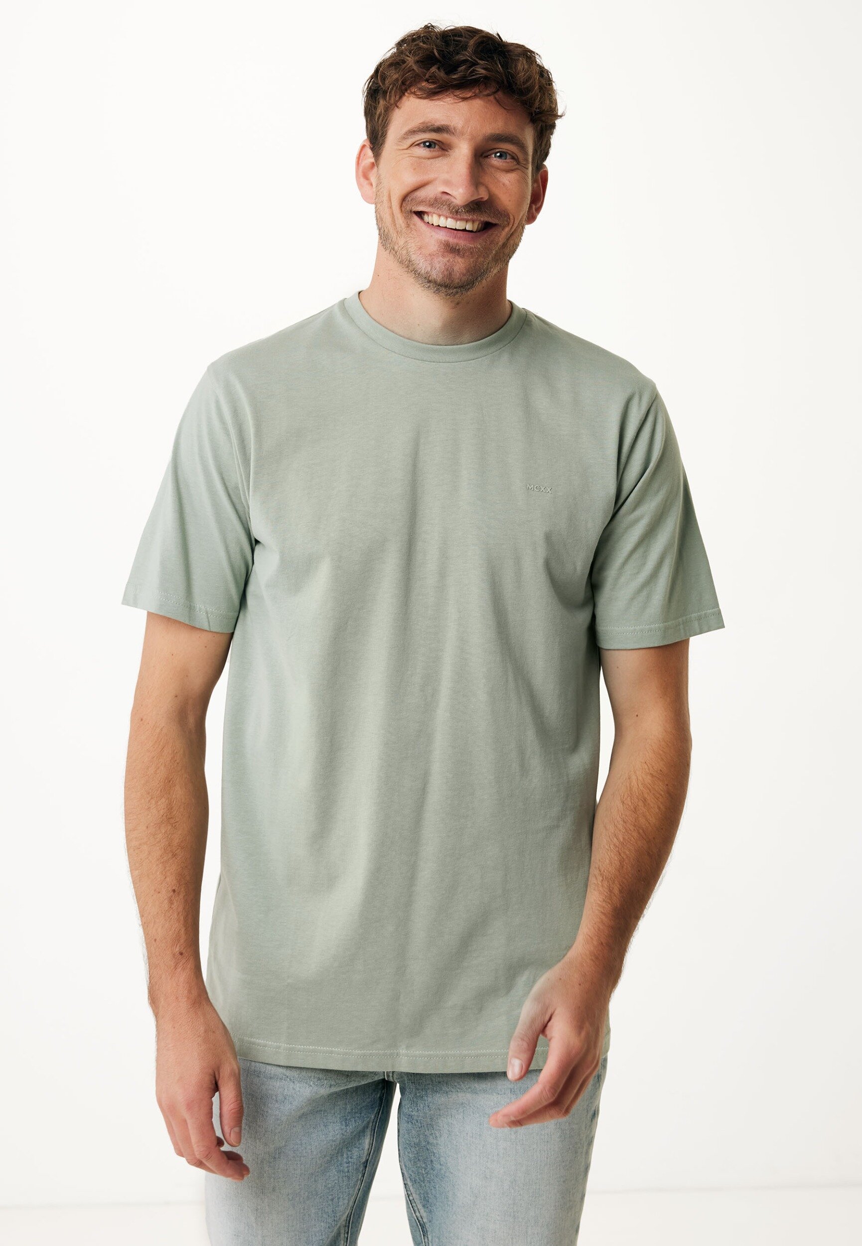 Mexx Richard Regular Fit Faded Green - Heren - Maat Xxl