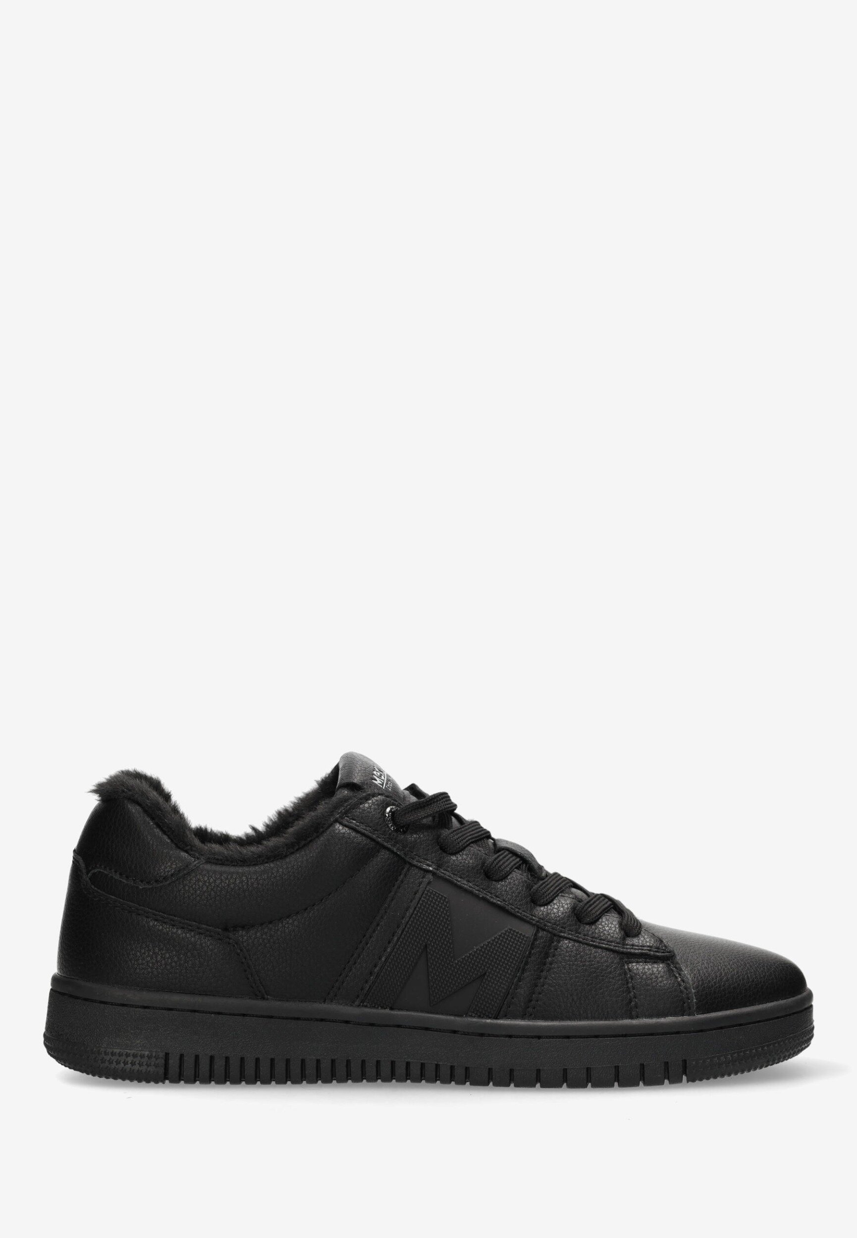 Mexx Sneaker Joah Parker Zwart - Mannen - Zwart/zwart - Maat 41