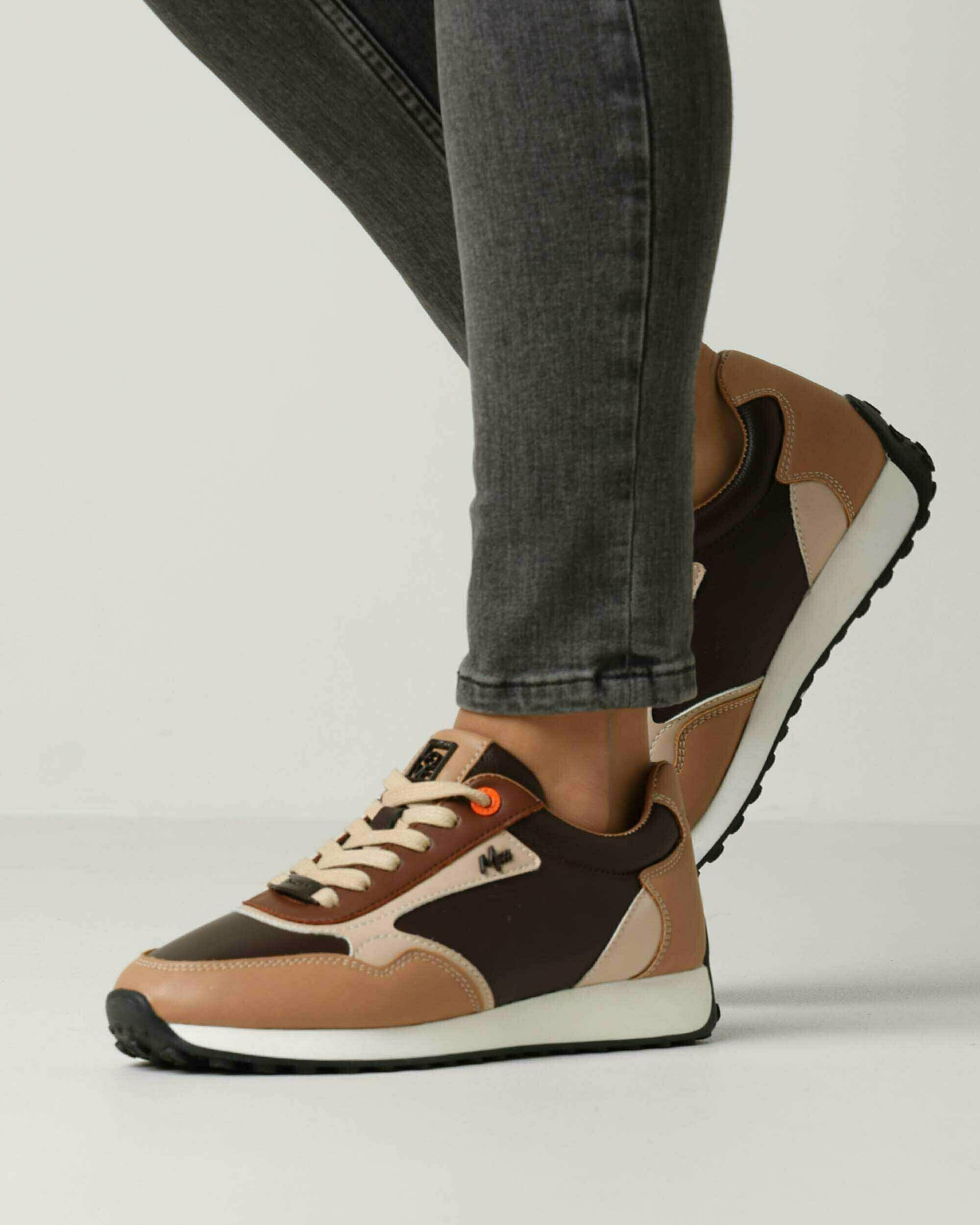 Mexx Sneaker Jade Dames - Bruin - Maat 38