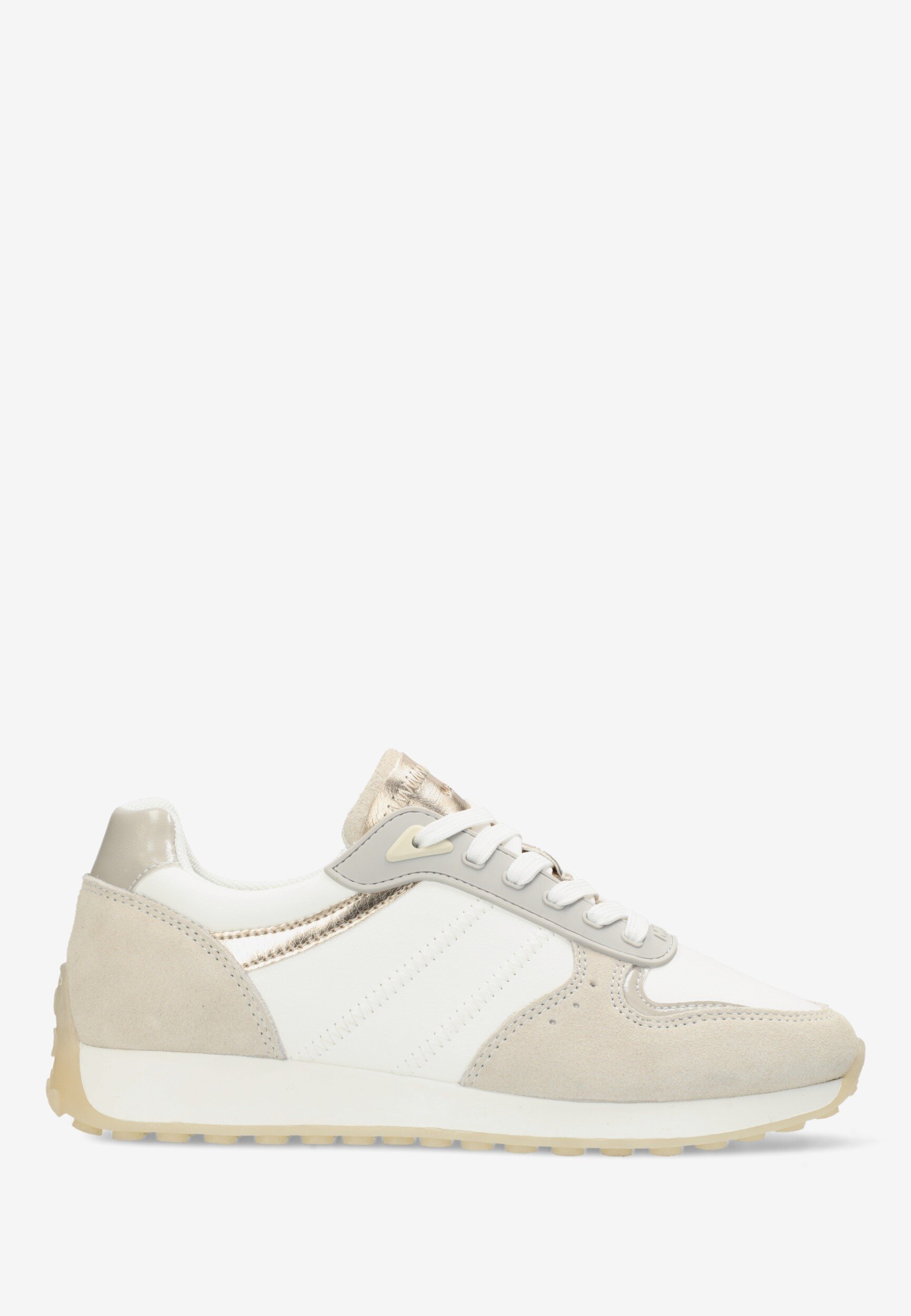 Mexx Sneaker June Dames - Offwhite Zand - Maat 38