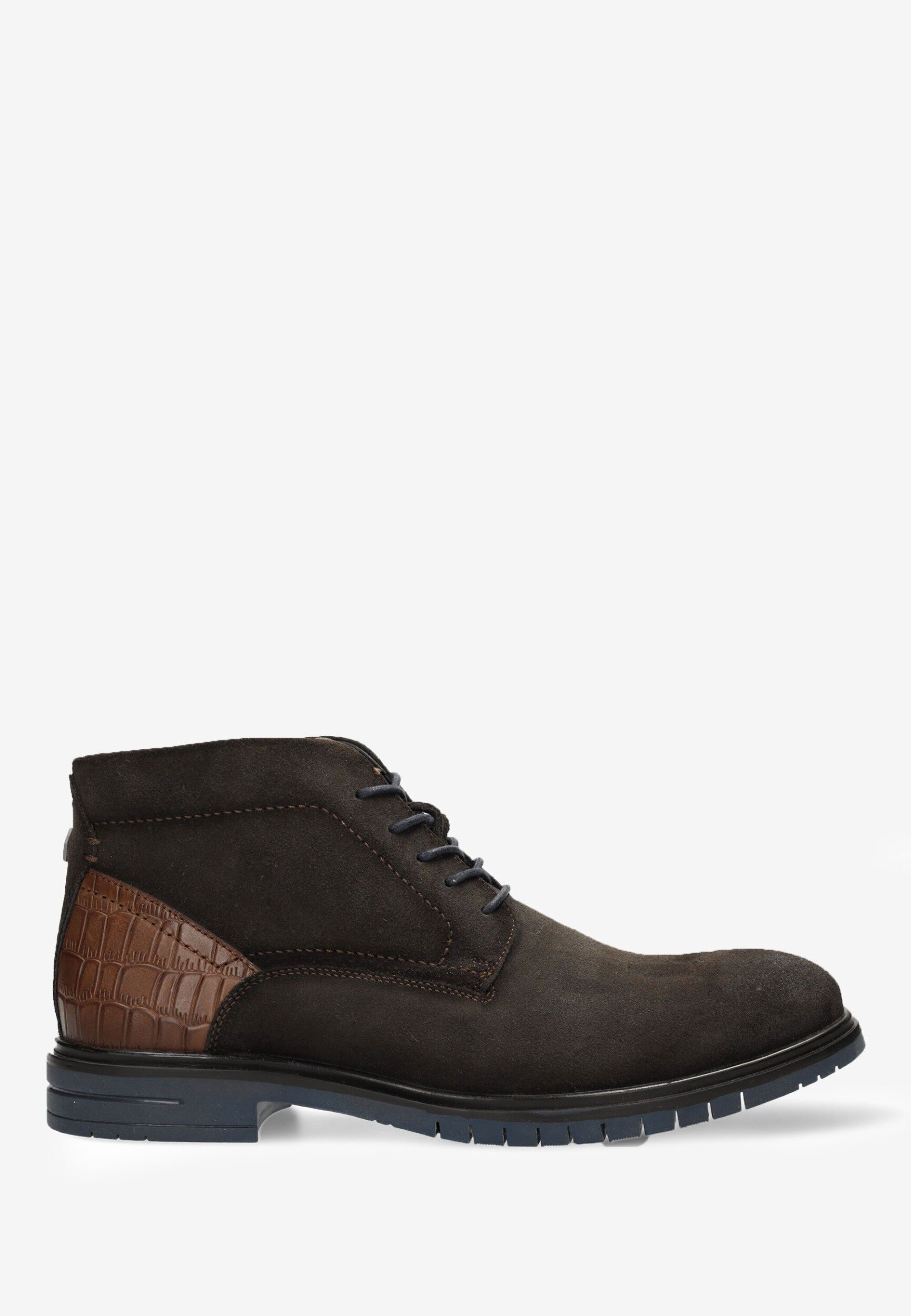 Mexx Mid Cut Harvey Mannen - Donkerbruin - Maat 41