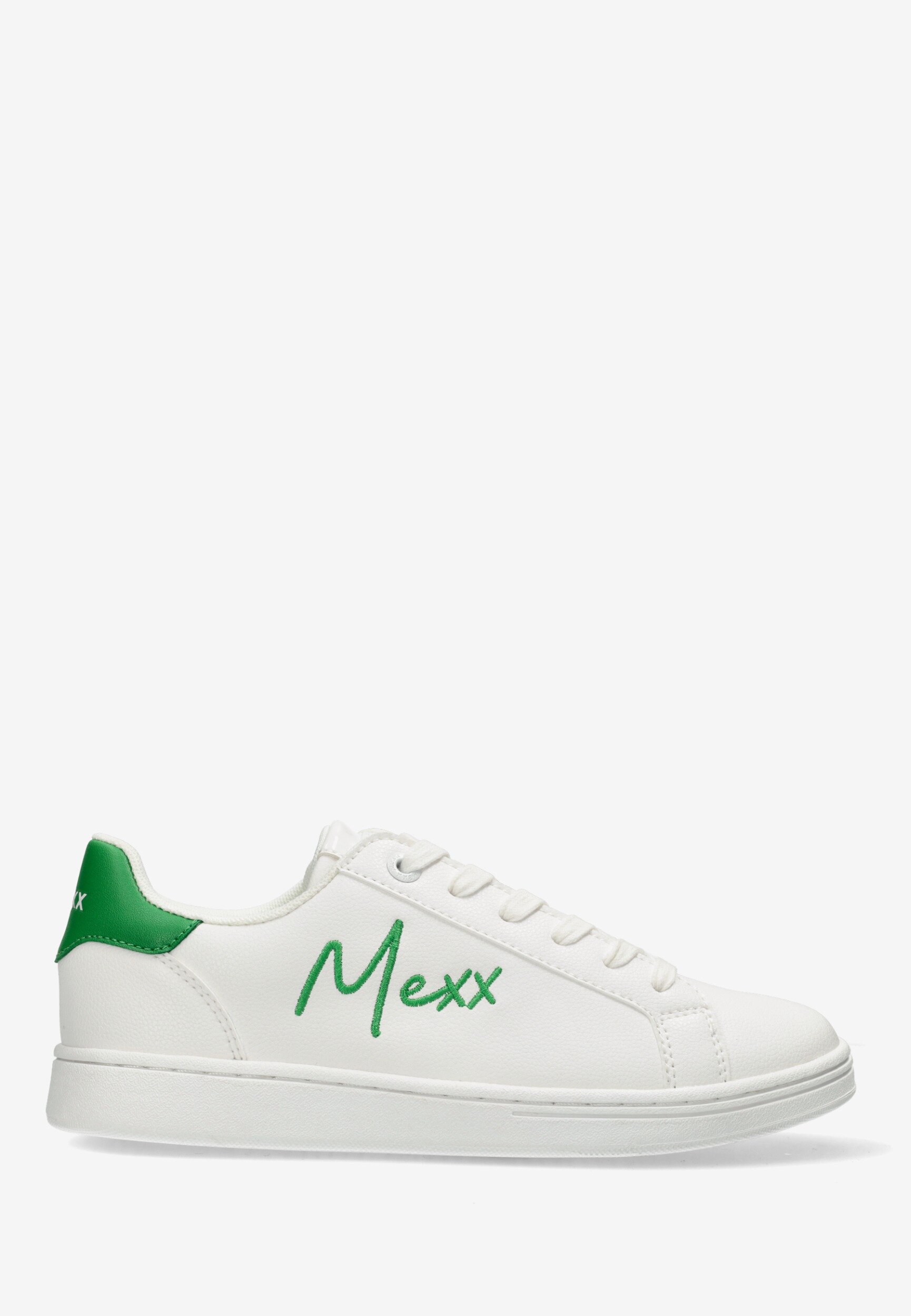 Mexx Sneaker Glib Dames - Wit / Groen - Maat 36