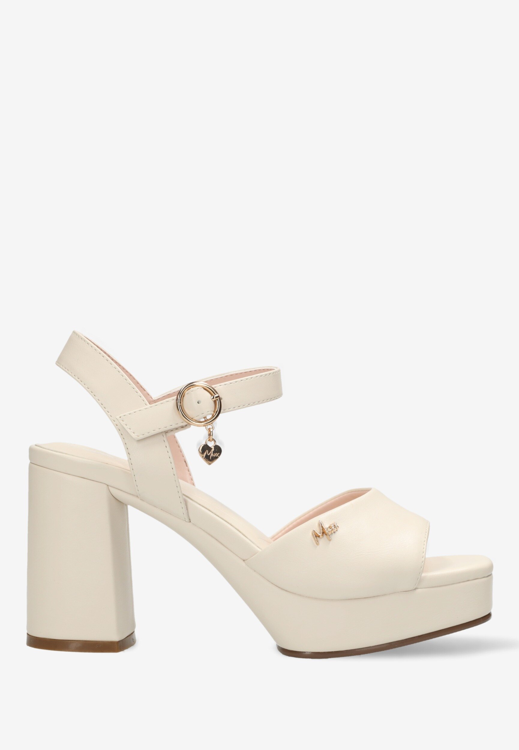 Mexx Heeled Sandalen Lou Dames - Cream - Maat 38