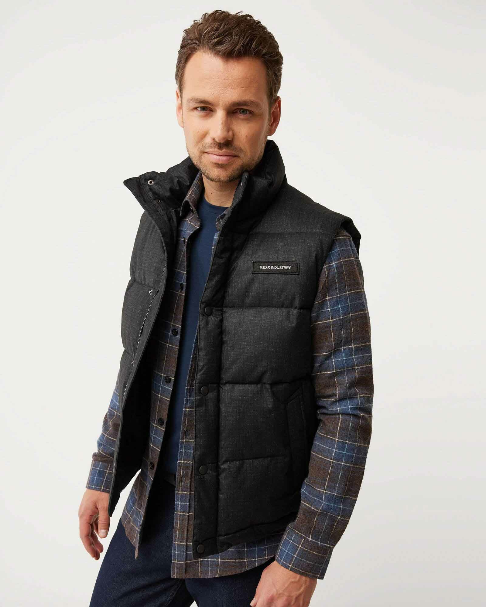 Mexx Padded Vest Mannen - Zwart - Maat XXL