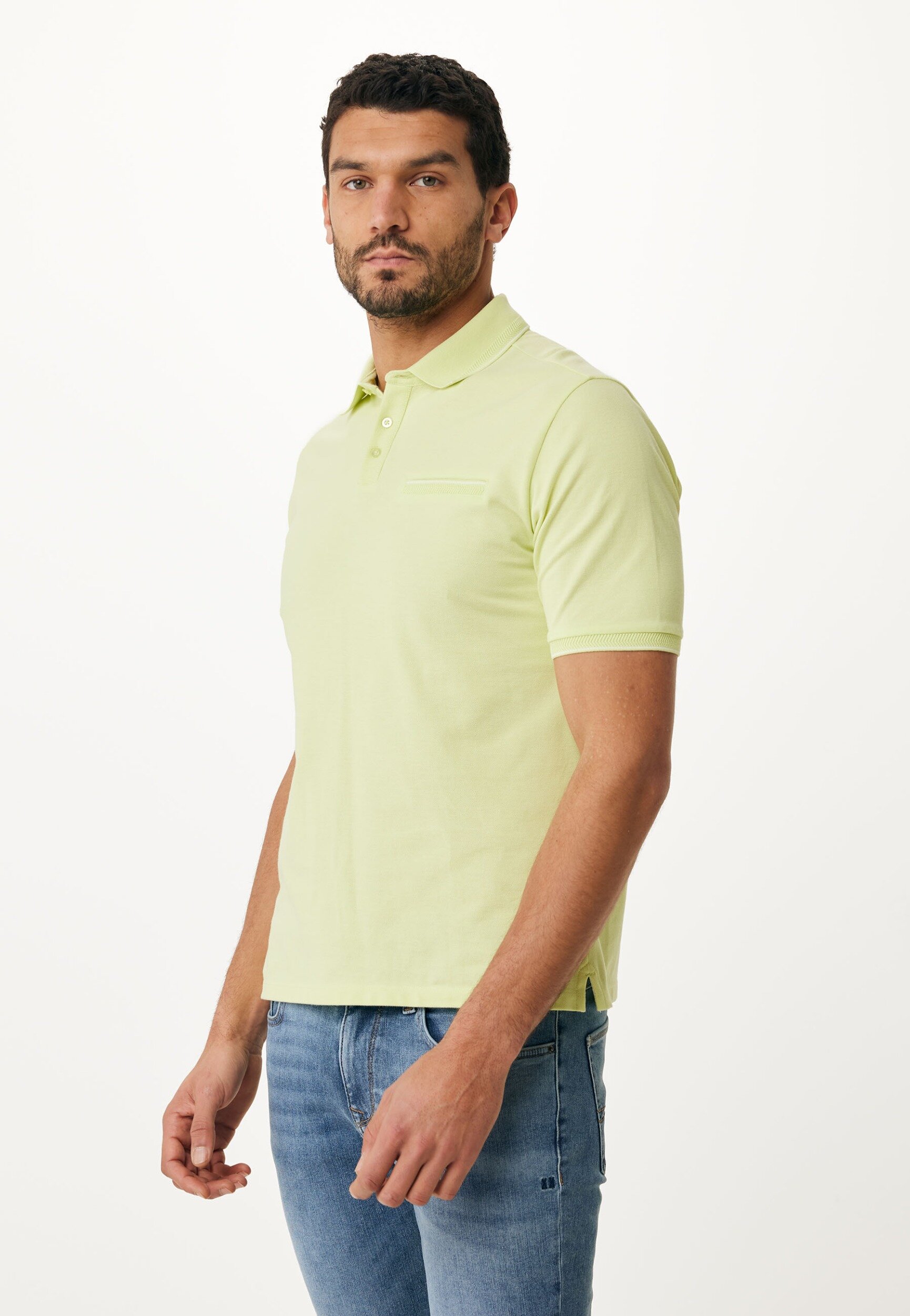 Mexx Short Sleeve Polo Mannen - Lime - Maat S