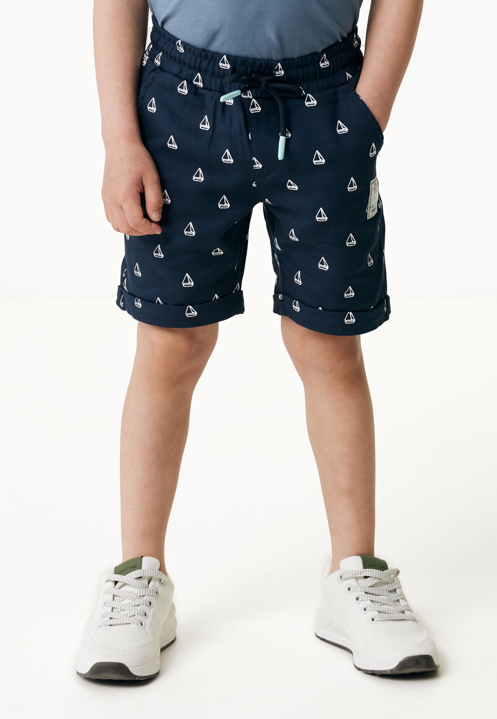 Mexx Chino Shorts With Roll Up Cuff Jongens - Navy - Maat 146-152